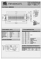 DataSheet ITM-4004C pdf