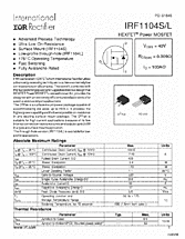 DataSheet IRF1104L pdf