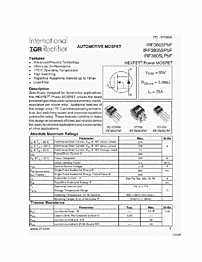 DataSheet IRF3805S pdf
