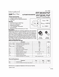 DataSheet IRF3808S pdf