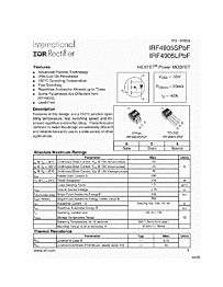 DataSheet IRF4905L pdf