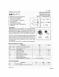 DataSheet IRF520VL pdf