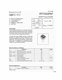 DataSheet IRF7233 pdf