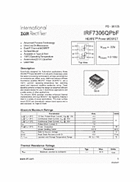 DataSheet IRF7306Q pdf