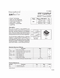 DataSheet IRF7329 pdf