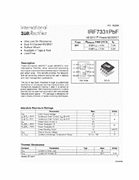 DataSheet IRF7331 pdf