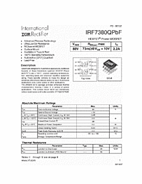 DataSheet IRF7380QPBF pdf