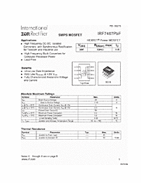 DataSheet IRF7467 pdf