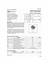 DataSheet IRF7555 pdf