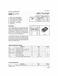 DataSheet IRF7751 pdf