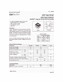 DataSheet IRF7807 pdf