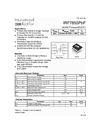 DataSheet IRF7855PBF pdf