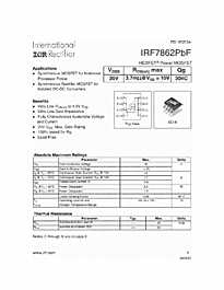 DataSheet IRF7862PBF pdf