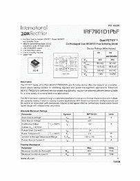 DataSheet IRF7901D1 pdf