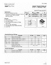 DataSheet IRF7902PBF pdf