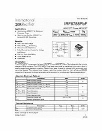 DataSheet IRF8788PbF pdf