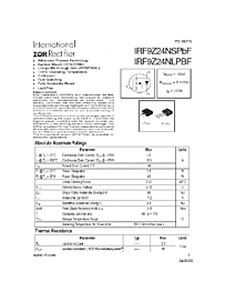 DataSheet IRF9Z24NL pdf