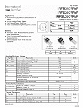 DataSheet IRFB3607PBF pdf