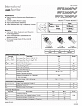 DataSheet IRFB3806PBF pdf