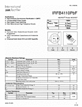 DataSheet IRFB4110PBF pdf