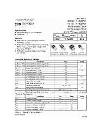 DataSheet IRFS41N15D pdf