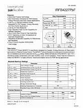 DataSheet IRFB4227PBF pdf