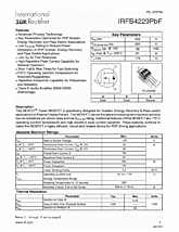 DataSheet IRFB4229PBF pdf