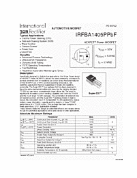 DataSheet IRFBA1405P pdf