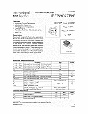 DataSheet IRFP2907Z pdf