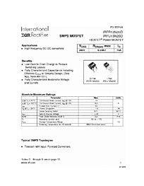 DataSheet IRFU13N20D pdf