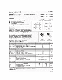 DataSheet IRFR2307Z pdf