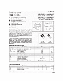 DataSheet IRFU3411 pdf