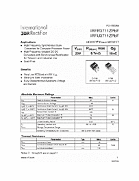 DataSheet IRFU3711Z pdf