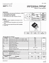 DataSheet IRFS3004-7PPbF pdf