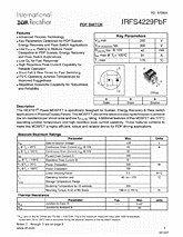 DataSheet IRFS4229PBF pdf