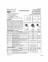 DataSheet IRFZ46Z pdf