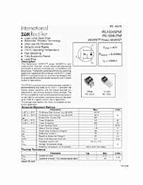 DataSheet IRL1004L pdf