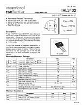 DataSheet IRL3402 pdf