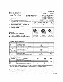 DataSheet IRL3713L pdf