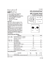 DataSheet IRL530NL pdf