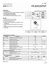 DataSheet IRLB4030PbF pdf