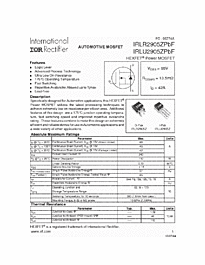 DataSheet IRLU2905Z pdf