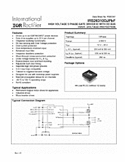 DataSheet IRS26310DJPbF pdf