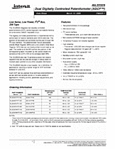 DataSheet ISL22323T pdf