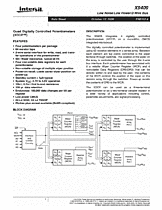 DataSheet X9409W pdf