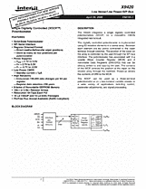 DataSheet X9420W pdf