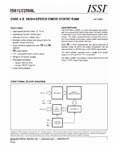 DataSheet IS61LV2568L pdf