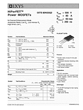 DataSheet IXFB80N50Q2 pdf