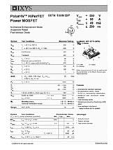 DataSheet IXFN100N50P pdf