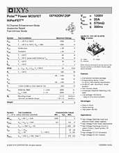 DataSheet IXFN20N120P pdf